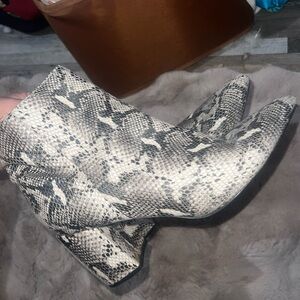 Reptile Patterned Boots